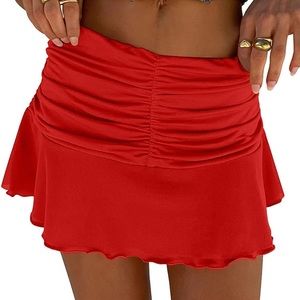 Red Skort